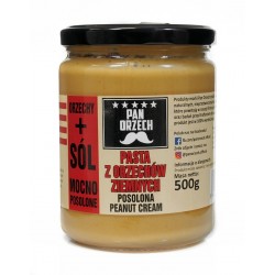 Pasta - Krem - Masło z orzechów ziemnych - kremowe z dodatkiem soli