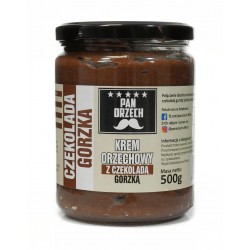 Pasta orzechowa z gorzką czekoladą 500g