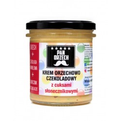 Krem orzechowo czekoladowy z cuksami słonecznikowymi