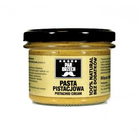 Pasta z pistacji kremowa 100%