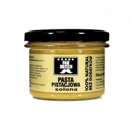 Pasta z pistacji kremowa 100%